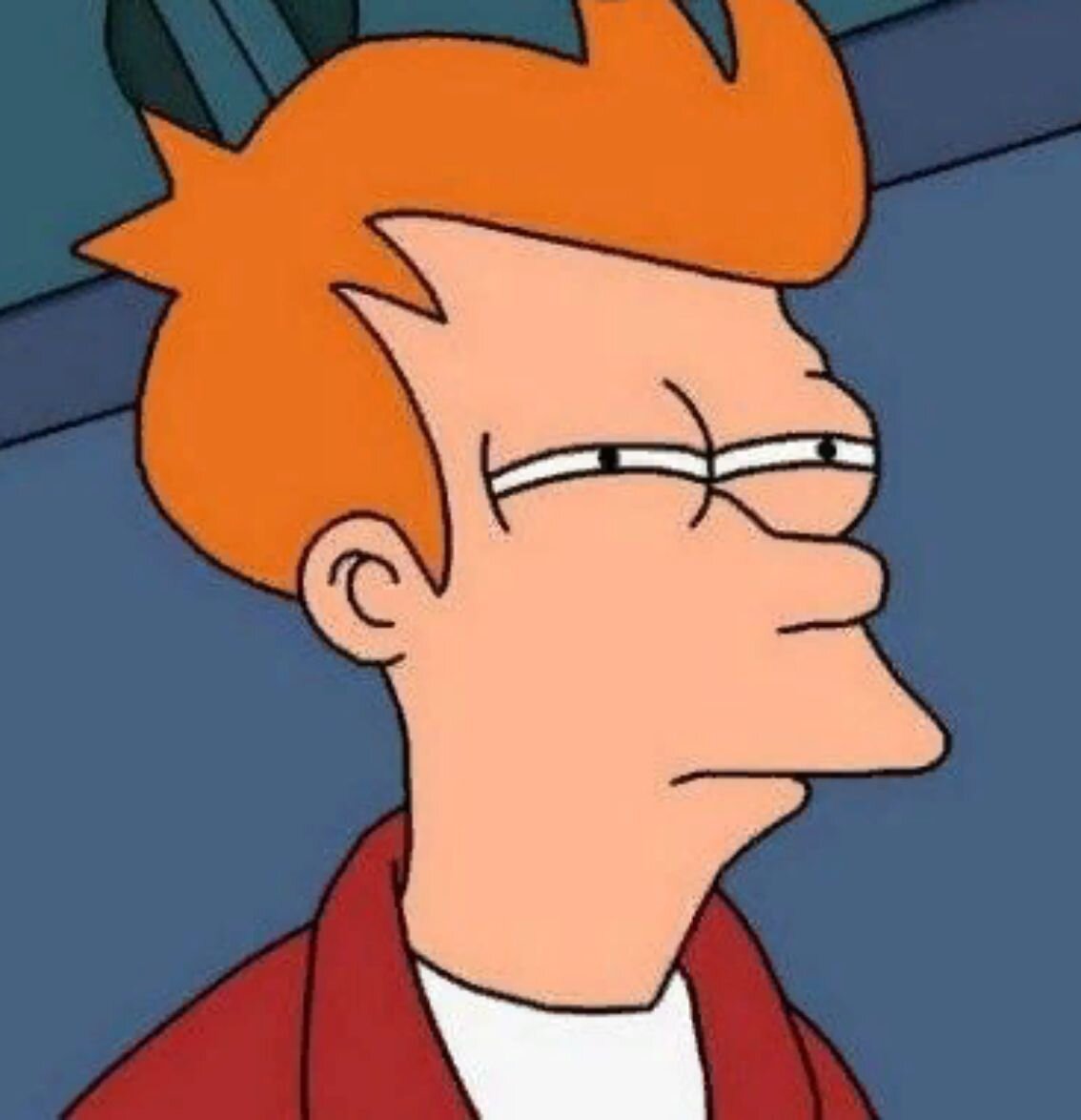 Вот такой подозрительный взгляд должен быть в обмен на высказанные подозрения 