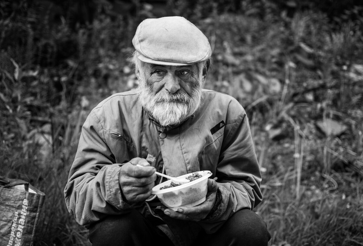 Подопечный "Ночлежки". Автор фото Артем Лешко. 