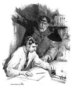 Сегодня поговорим об истории сигналов бедствия – очень важной составляющей морской профессии. Какие сигналы использовали мореплаватели до появления современной Глобальной Морской Системы Связи и для обеспечения Безопасности (GMDSS). Во времена седые и дремучие, когда корабли имели паруса, а моряки контракты по три года сигналы бедствия подавали всеми возможными способами. Обычно палили из всех корабельных орудий, колотили в рынду и жгли смоляные бочки стараясь привлечь внимание. Так случилось, например, в 1588 году с одним из кораблей испанской армады «Санта Мария де ла Роса», которое попало в сильнейший шторм у берегов Кубы. Моряки как ни пытались побороть стихию, но последняя одержала верх – несмотря на все усилия: поднятые флаги, пальбу из орудий и махание руками судно затонуло вместе со всем экипажем. Тогда-то и призадумались моряки о маломальской стандартизации подаваемых сигналов бедствия, чтобы было отчетливо понятно, что суета на палубе это действительно призыв о помощи, а не пьяный дебош.

В 1760-х годах на морском флоте стали осваивать систему визуальной связи, используя семафорную азбуку. Сигнальщик, держа в обеих руках флажки, имитировал стрелки часов, где каждой букве и цифре соответствовало определённое положение рук с флажками. Данная система связи получила большую популярность и используется до сих пор, когда другие способы связи невозможны.
