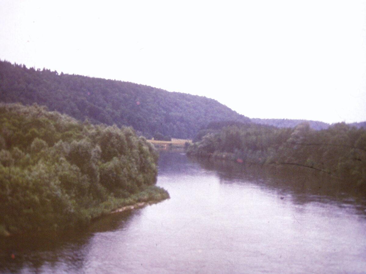 Река с борта вертолета МИ-2. Личное фото.