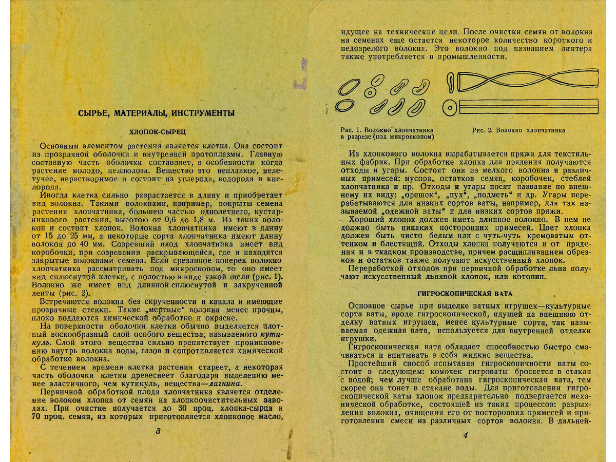 Из чего делали ватные игрушки в 30-х - 40-х годах XX  