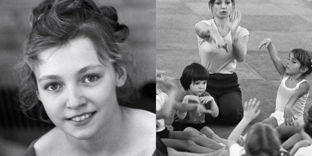 Легенда спортивной гимнастики, олимпийская чемпионка Наталья Кучинская за работой.