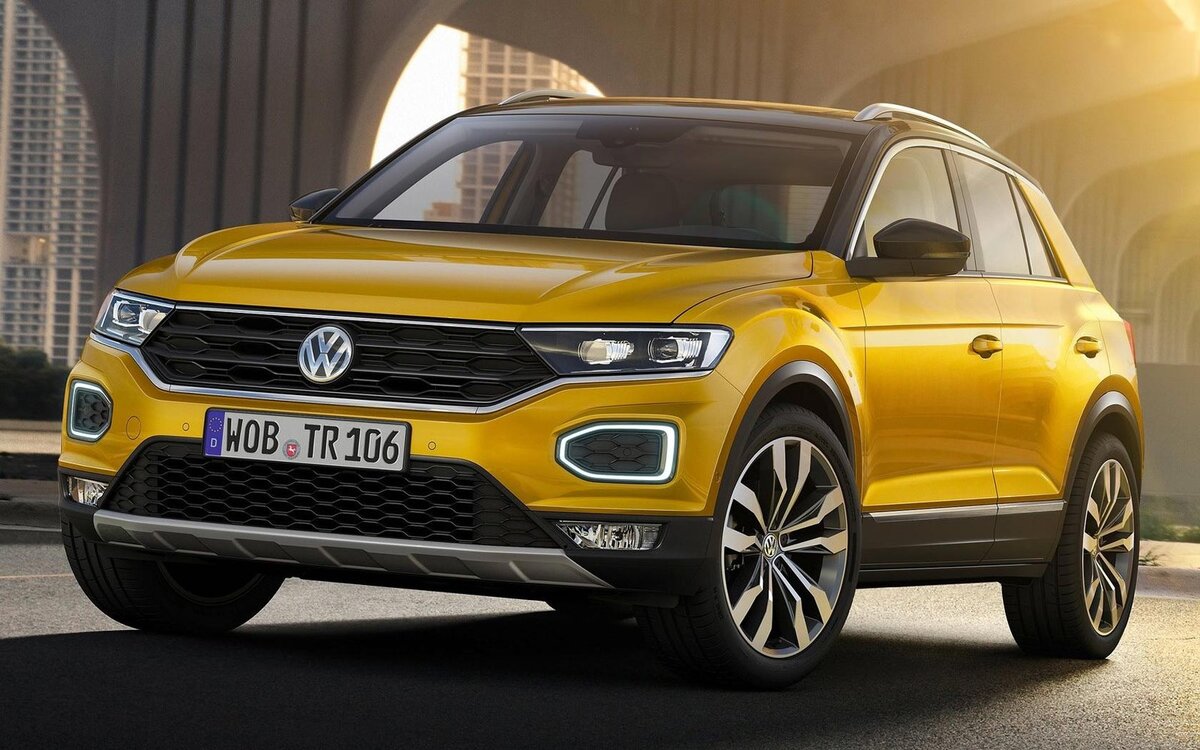 "Классический" кроссовер Volkswagen T-Roc, Германия, 2017 год