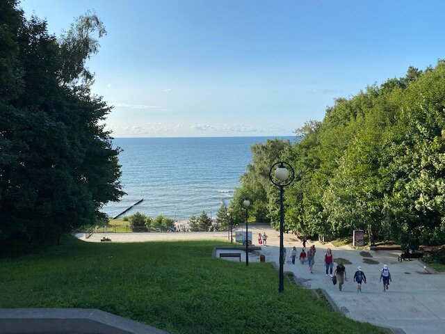 Лестница к набережной Светлогорска