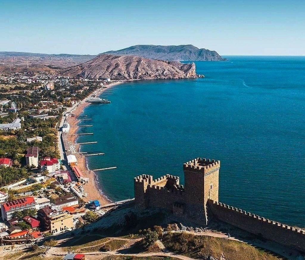 Судак, вид с Генуэзской крепости