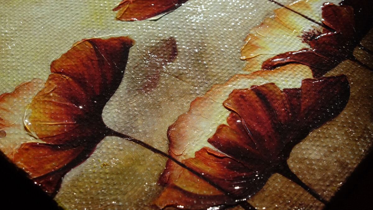 Прозрачный моделирующий гель ТАИР поверх распечатанного изображения