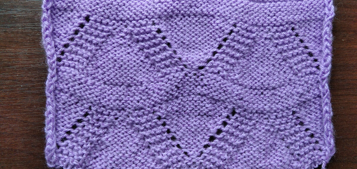 Изнаночная сторона узора