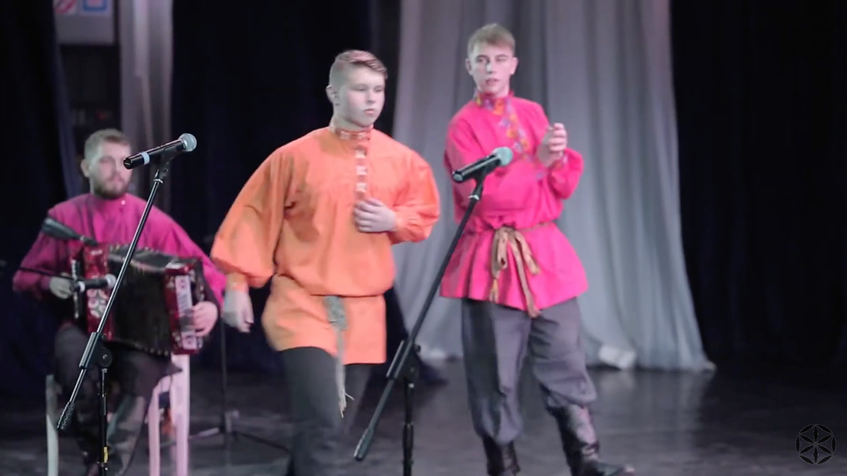 Скрин из видео  от Центр русского фольклора ГРДНТ им. В.Д. Поленова