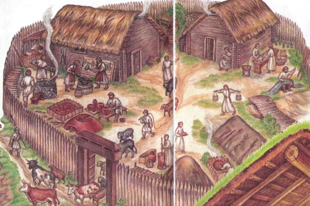 Поселение это. Древняя Русь славяне земледелие. Древняя Русь восточные славяне. Поселение славян в древней Руси. Средневековая деревня деревенское хозяйство.