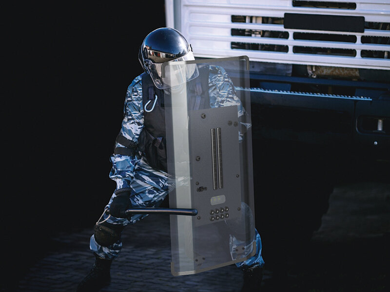 Электрошоковый щит СТЕНА для полиции