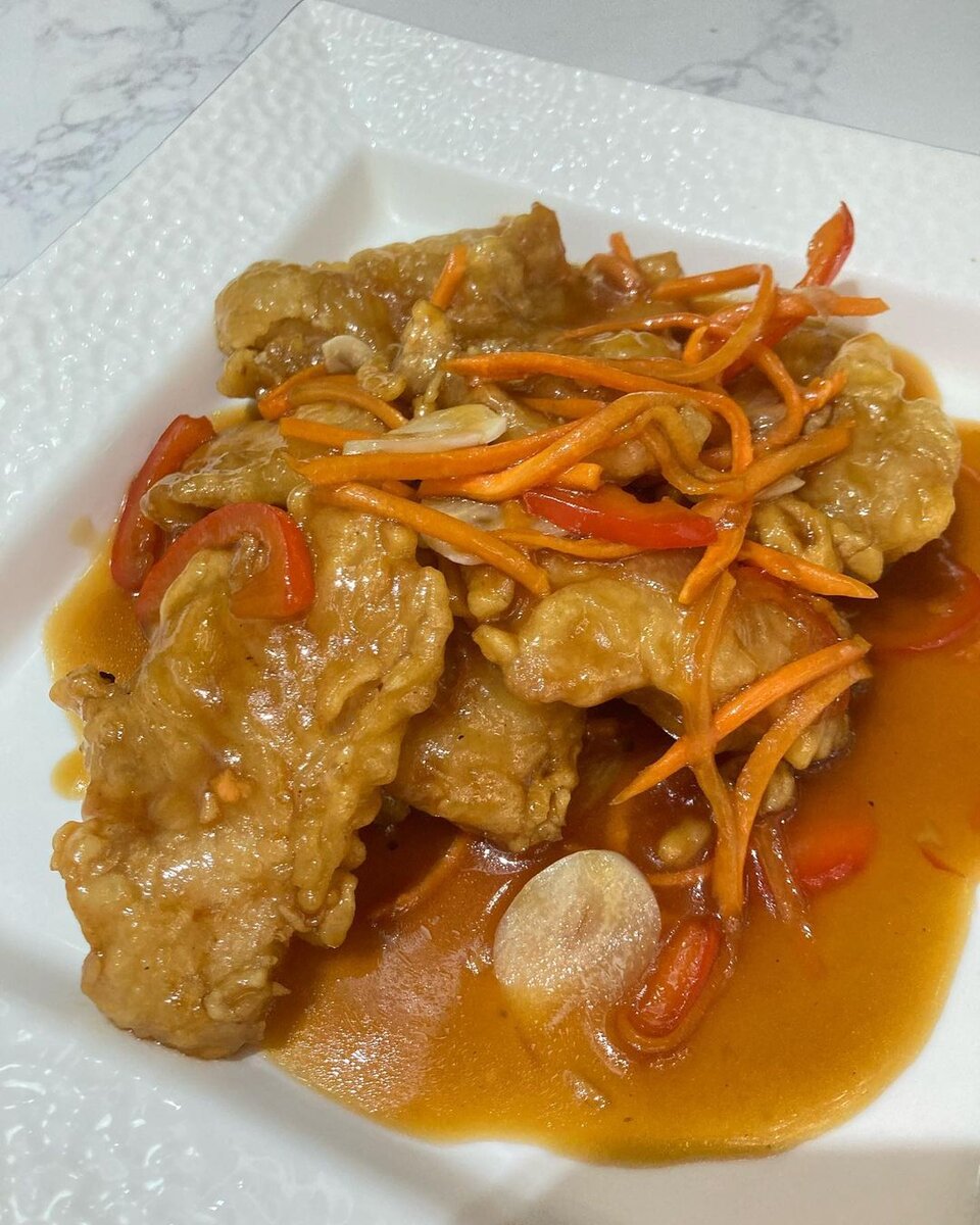 Свинина Гоубаужу в ресторане TTF - китайская кухня в Воронеже