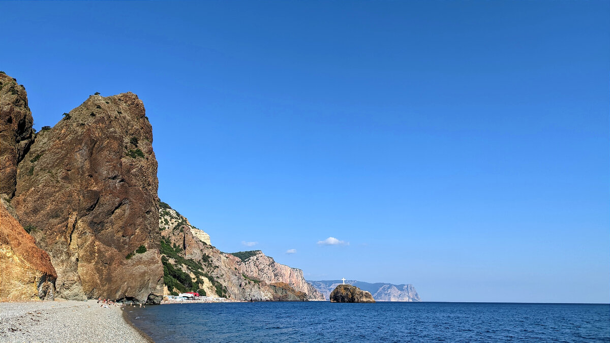 Понедельник. 24 июля, 15:34. Пляж Фиолент, Севастополь.