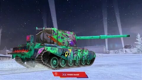 FV4005, легендарный камуфляж Overkill