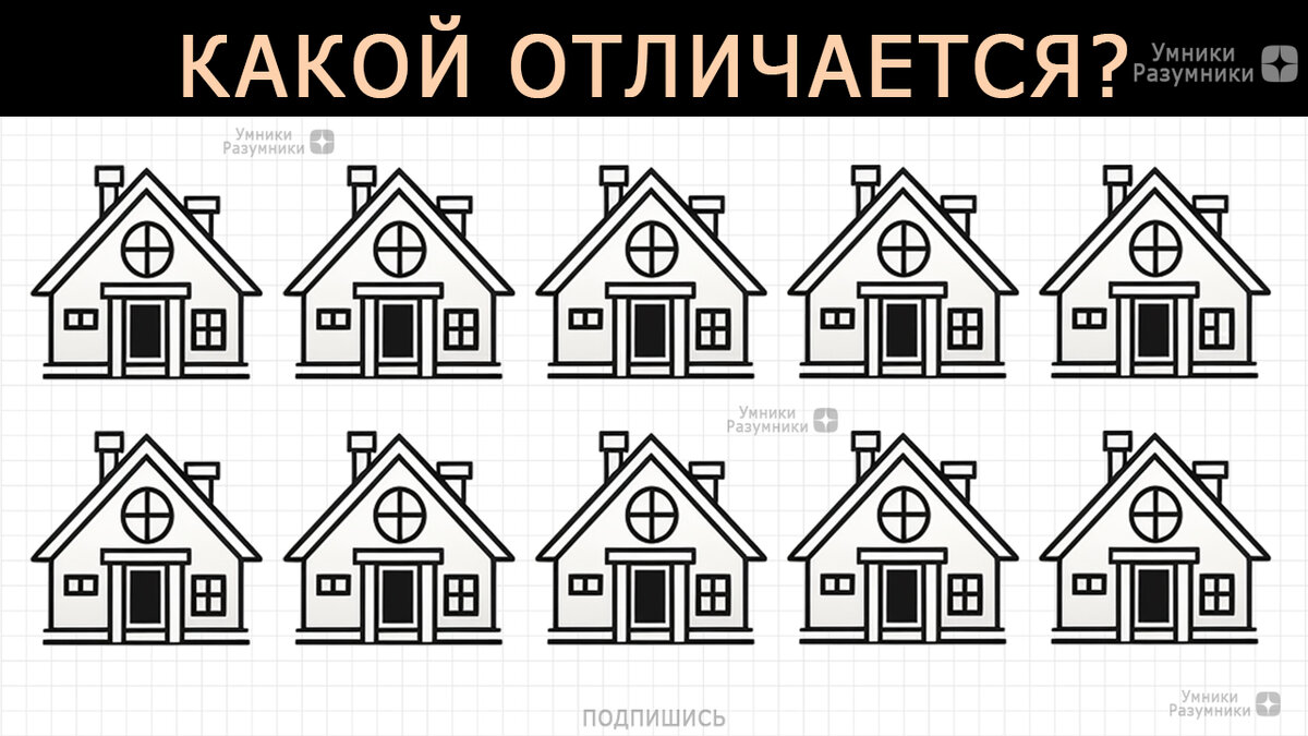 Найди одно отличие