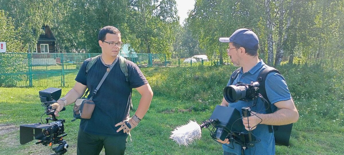 Наши операторы готовят аппаратуру.