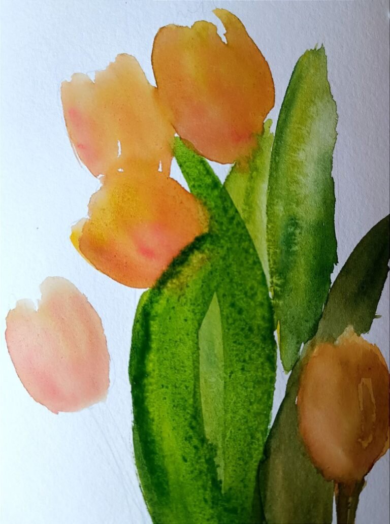 Тюльпаны картинки нарисованные