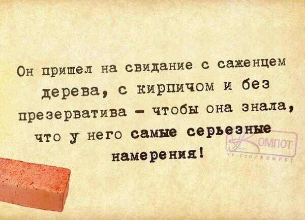 Прийти на встречу. Он пришёл на свидание с саженцем дерева. Пришел на свидание с кирпичом саженцем. Он пришел с саженцем кирпичом на свидание. Приходи на свидание.