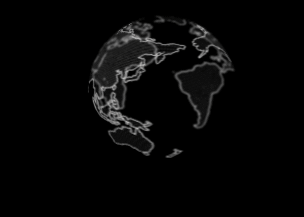 Эффект CC Sphere на текстуре Голографической земли. ©Александр Самолюк  