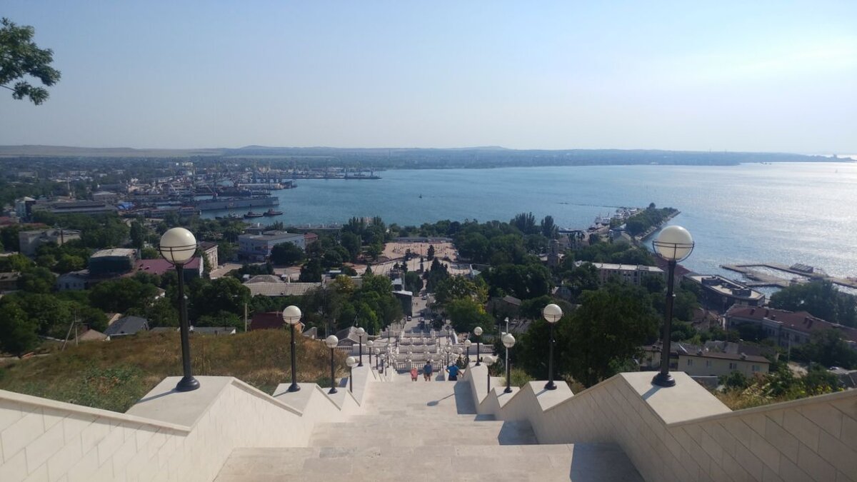 Вид на город с горы Митридат 