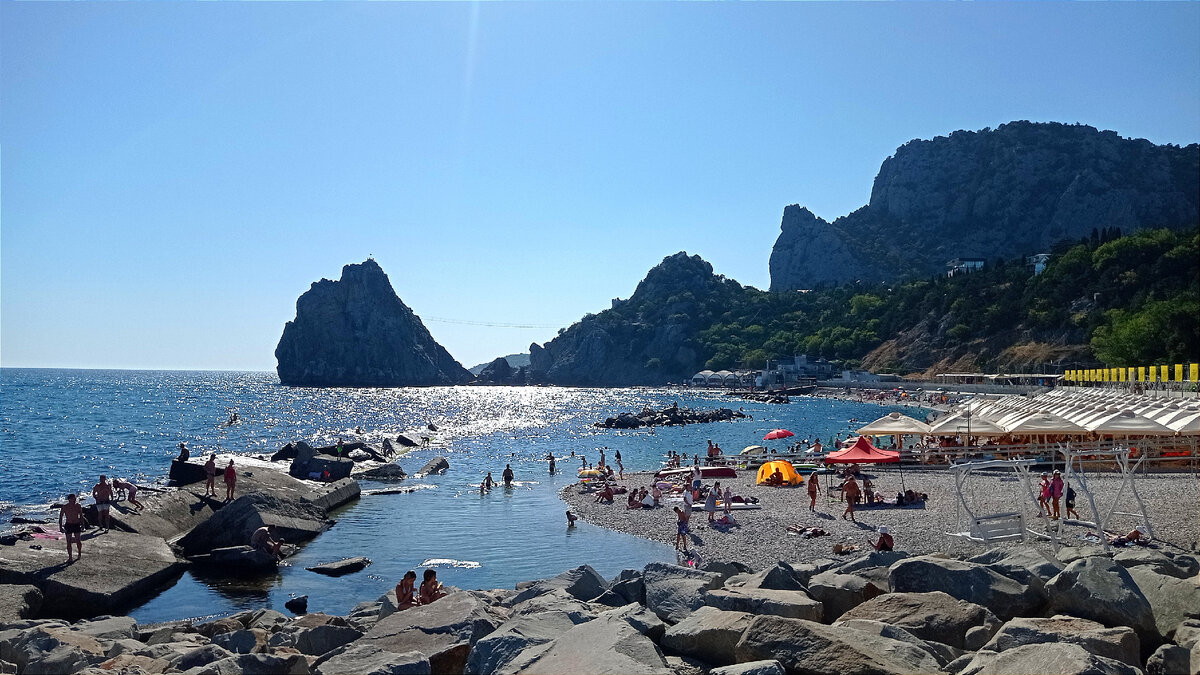 Пляж дива Симеиз
