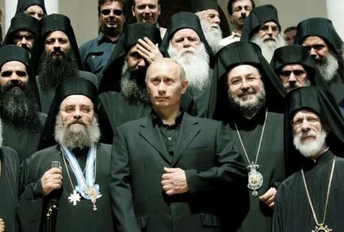 Владимир Путин на Афоне