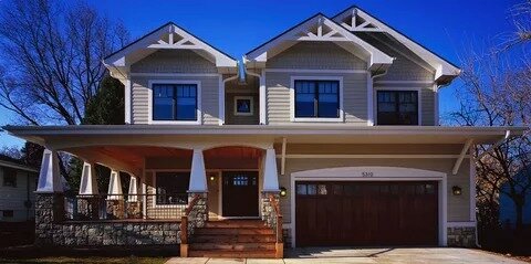 Обычный американский дом.