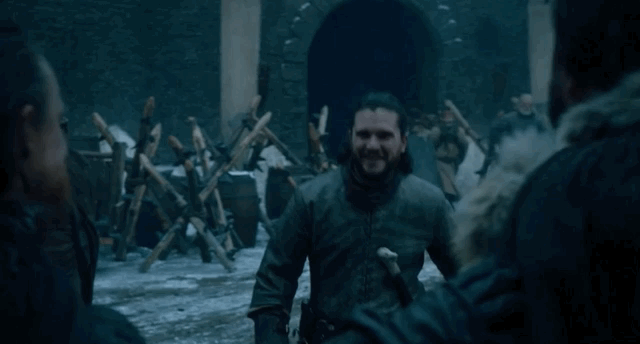 Кадр из второй серии заключительного сезона "Игры престолов"   