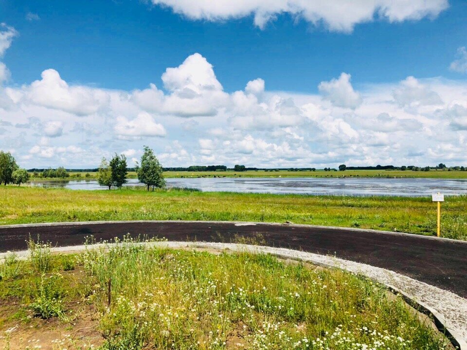 Дорожное полотно коттеджного поселка "Ачаирские Озера"