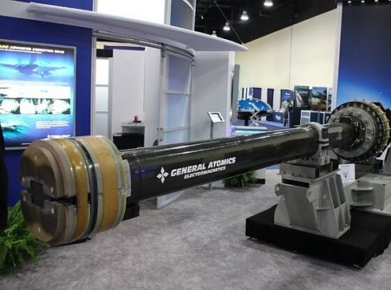 Рельсотрон Blitzer от General Atomics, картинка с сайта https://vpk.name