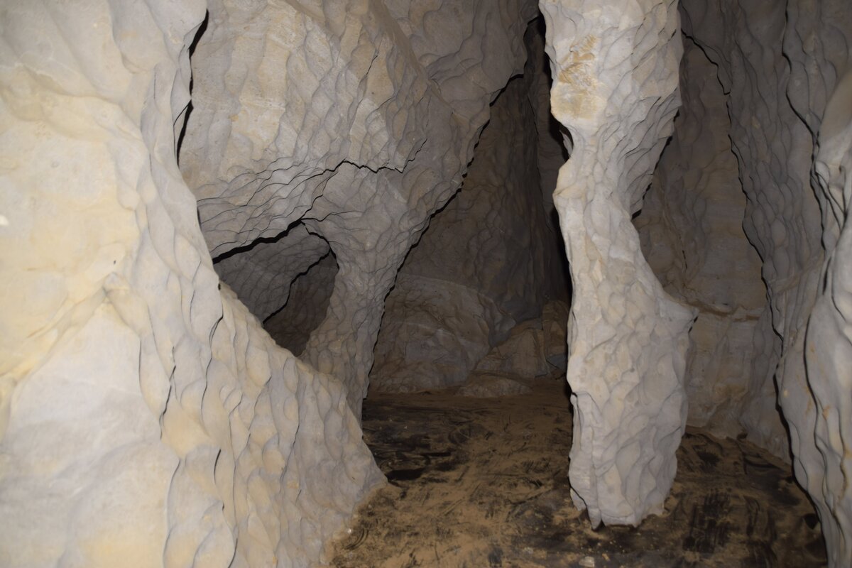 В пещере Шемахинская I  