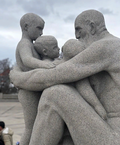 Фото из моего любимого Vigeland Park в Осло