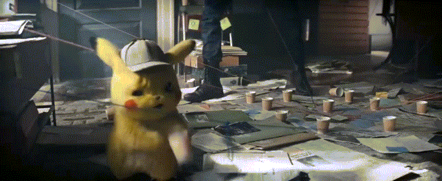 Фрагмент из фильма «Покемон. Детектив Пикачу»