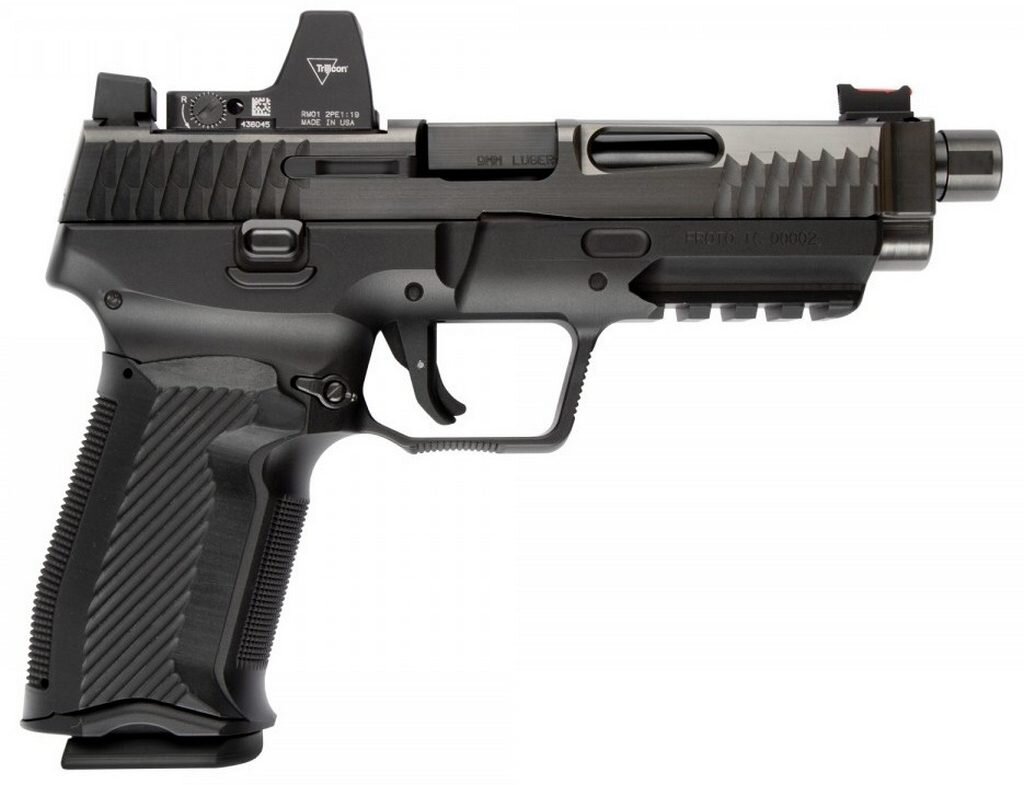Пистолет NEMO Arms MK-9MM-5SFTB-B с коллиматором Trijicon RMR Type 2 и увеличенными прицельными приспособлениями XD BigDot