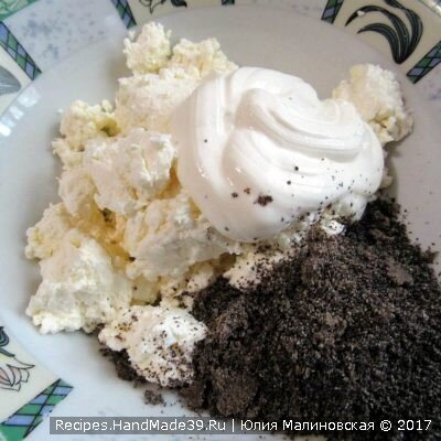 Ингредиенты для творожно-маковой начинки.