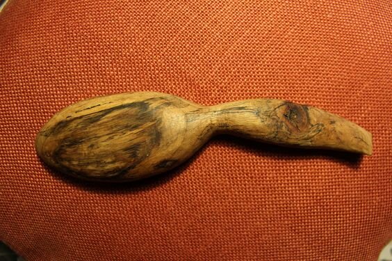 Ложка из древесины абрикоса