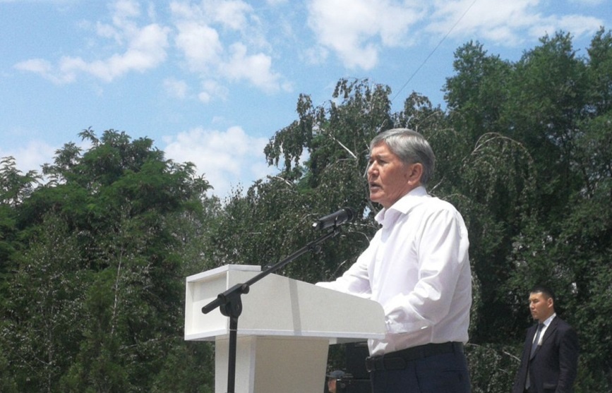 То самое выступление А. Атамбаева, на которое столь остро отреагировал парламент