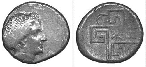 Кносские монеты V-IV веков до н. э // www.coins.msk.ru