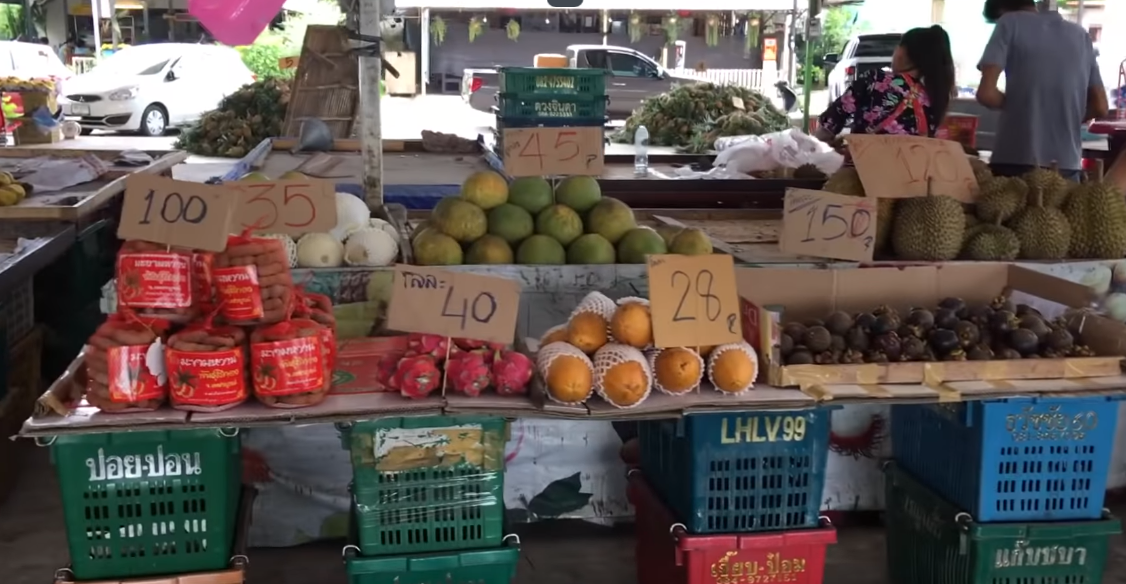 Цены на фрукты в Таиланде