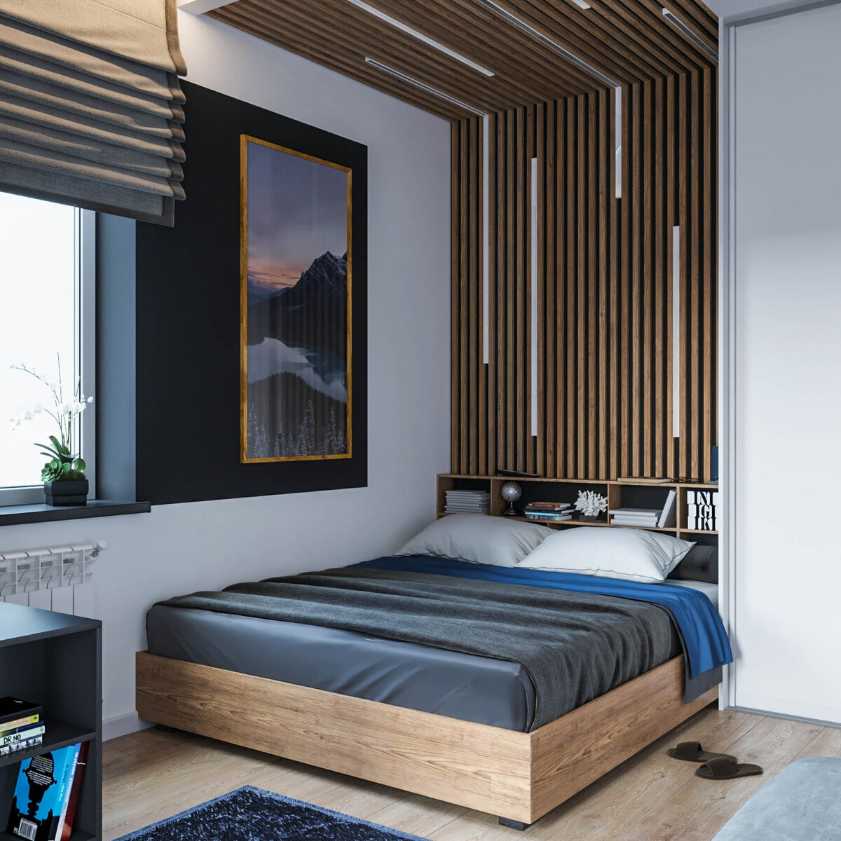 Дизайн спальни в современном стиле с фото
