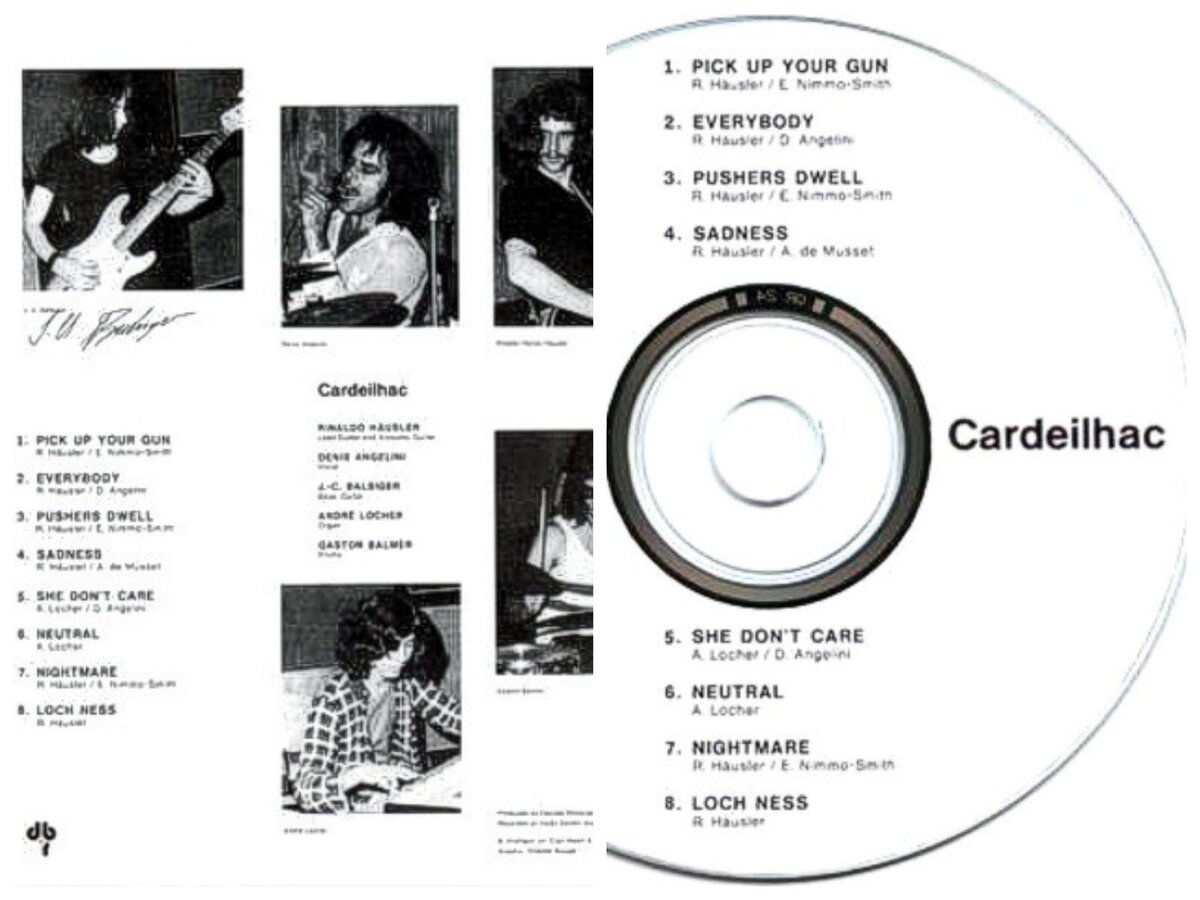 Переизданный на CD альбом   «Cardeilhac» .  www.discogs.com 