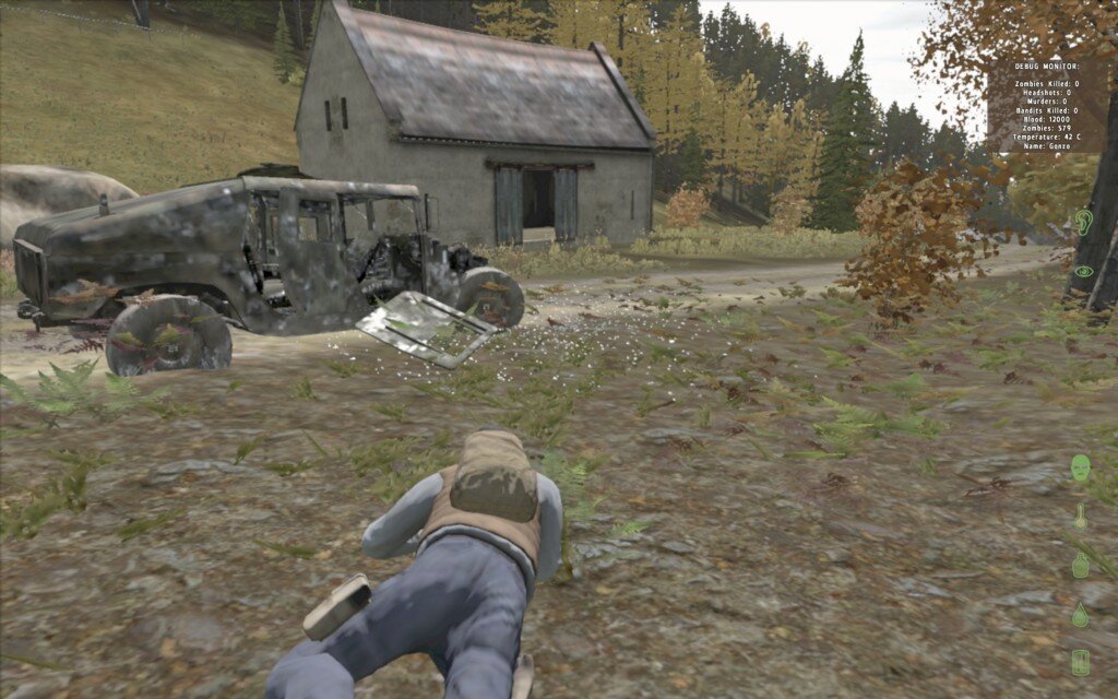 Где цивилизация — там всегда зомби. Безопаснее хлопнуться на пузо и ползти.