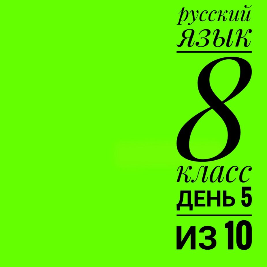 8 класс. Занятие 5 из 10 | Суднева: уроки русского языка | Дзен