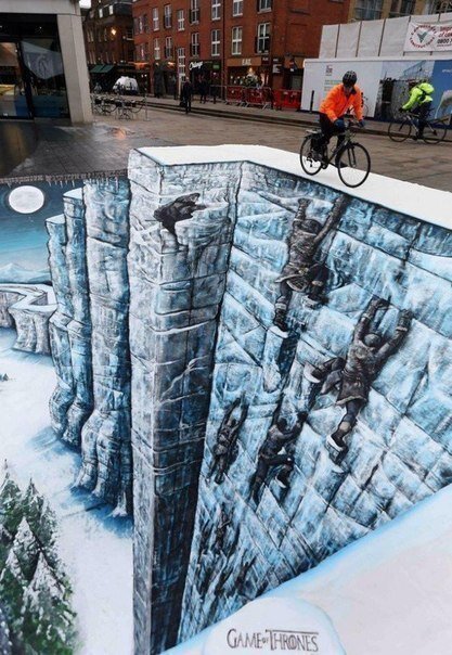 От такого холода действительно пробегают мурашки по коже.