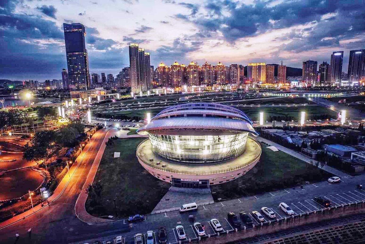 Город далянь в китае фото
