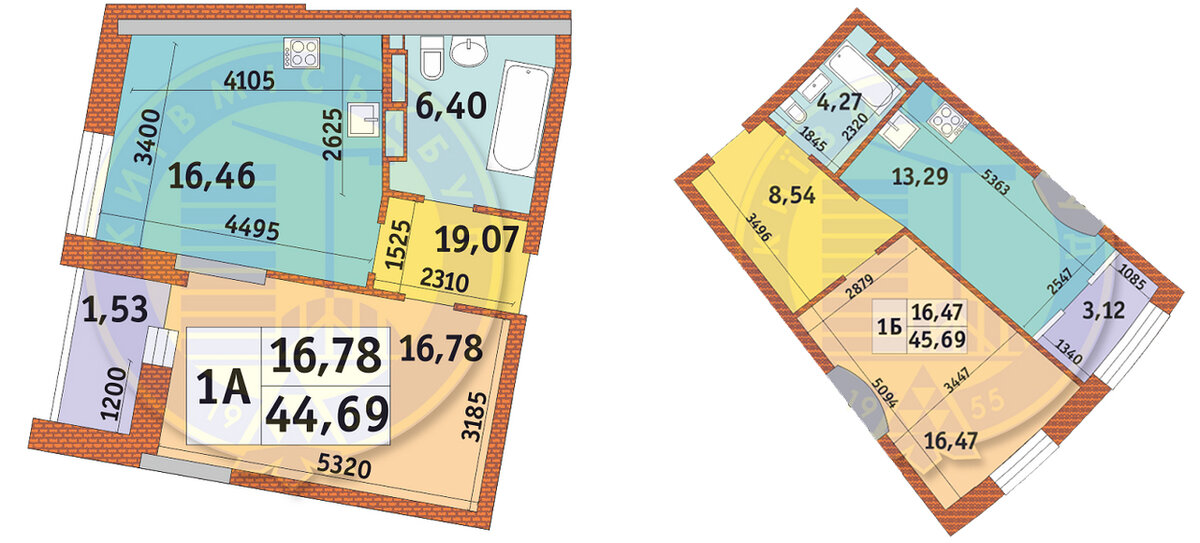 Чем больше острых и тупых углов, тем веселее расставлять мебель