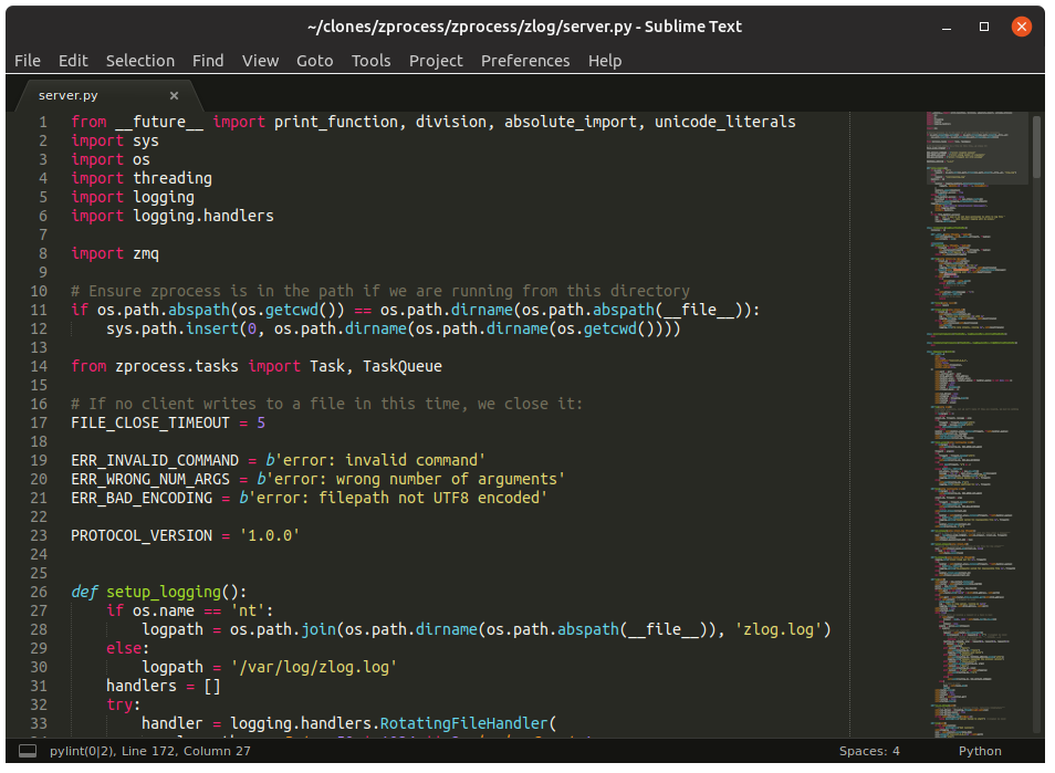 Пример кода на Python 