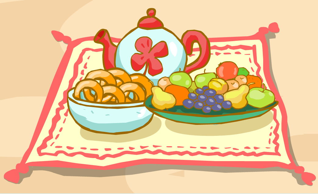 Скатерть-самобранка. Картинка взята из свободных источников 