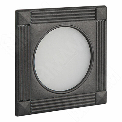 APSLEY Точечный светильник квадратный, графит