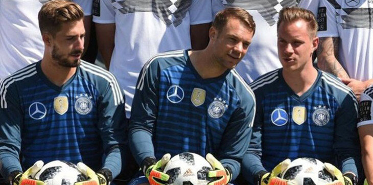 Тройка вратарей сборной Германии