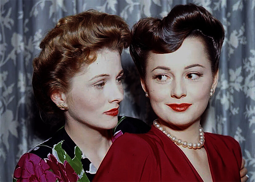 Джоан Фонтейн и Оливия де Хэвилленд
